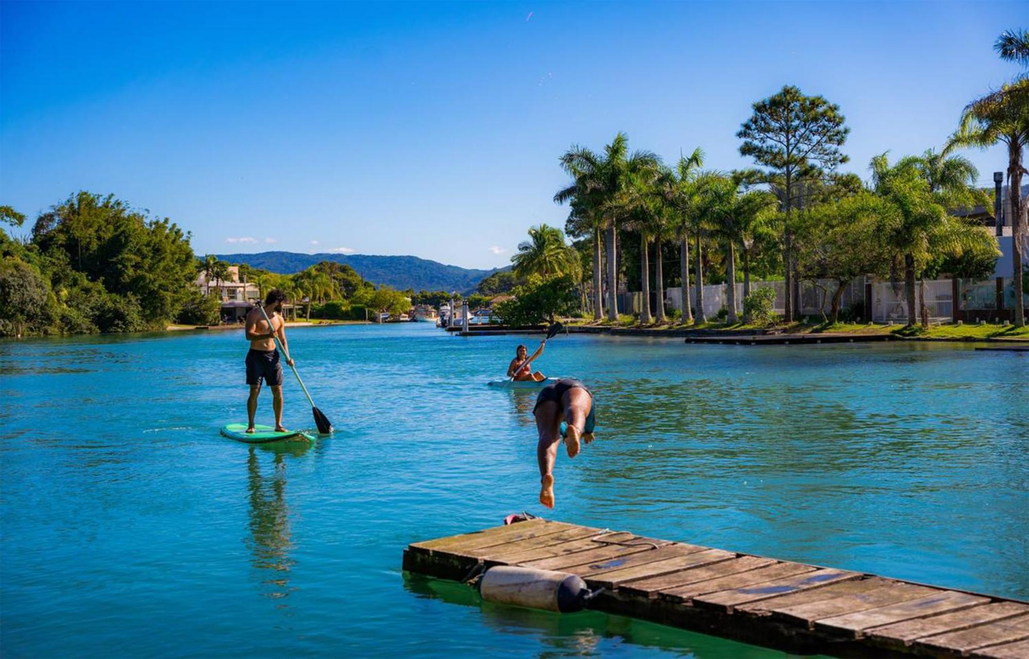 Nomades Riverside - Adventure Hostels & Coworking Florianópolis Esterno foto